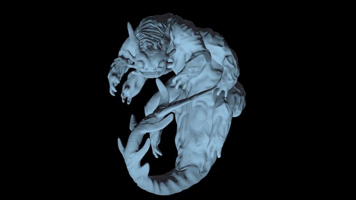 Salamander 3D Model