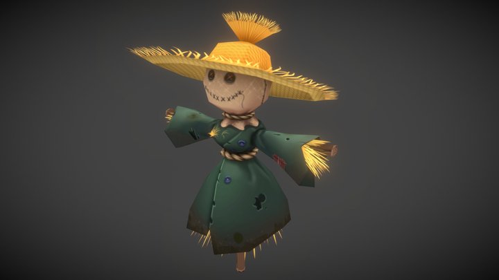 Scarecrow 3D Model