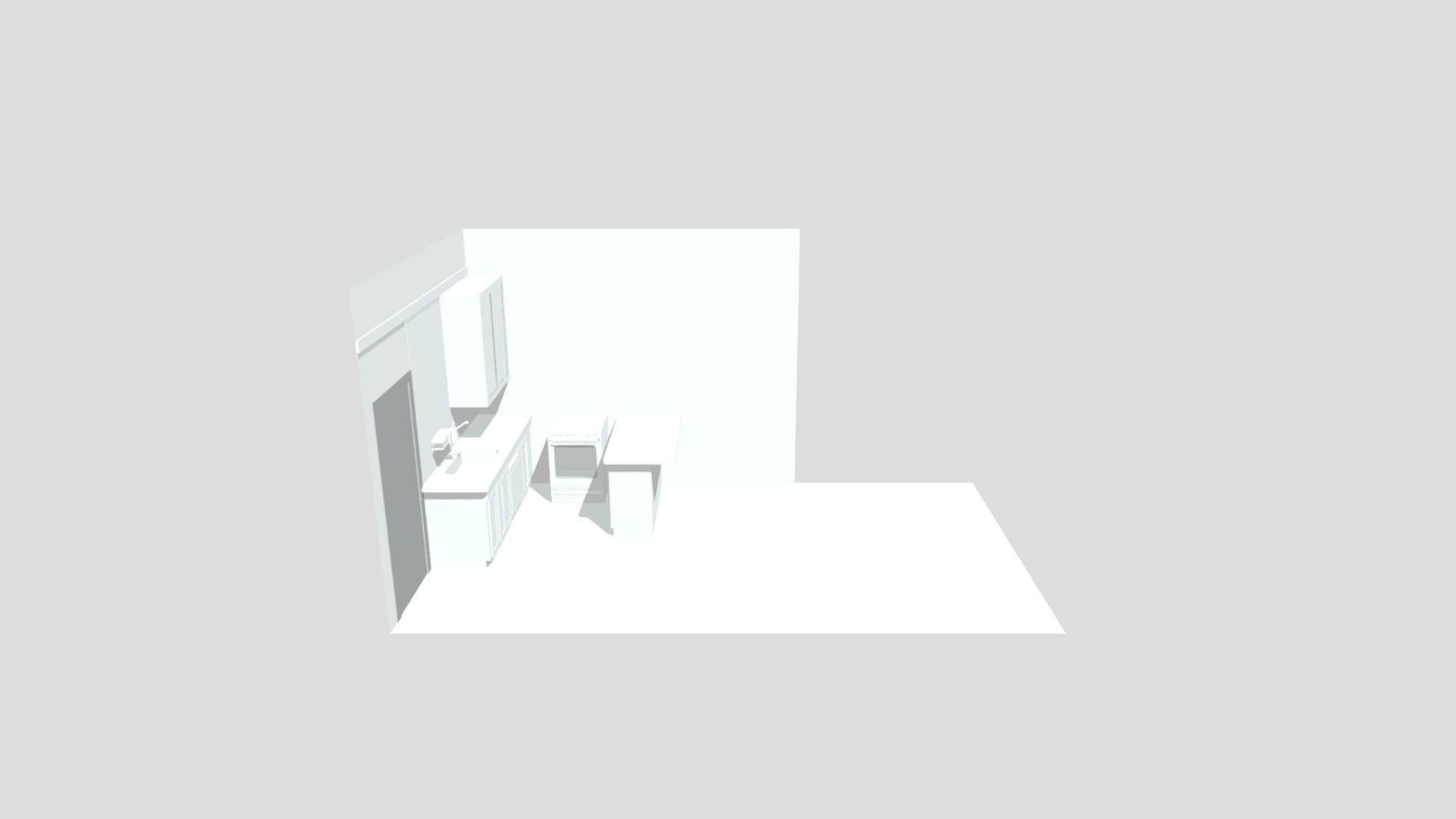 Aspen Loft kitchen render