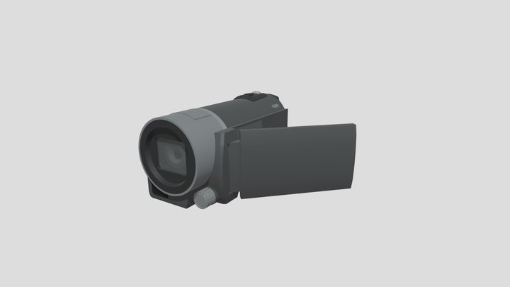 Mid 2010s Digital Camcorder 3D Model