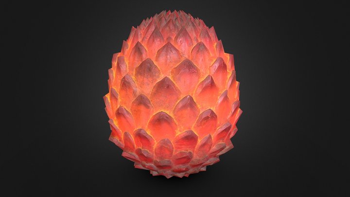Dragon Egg - 01 3D Model
