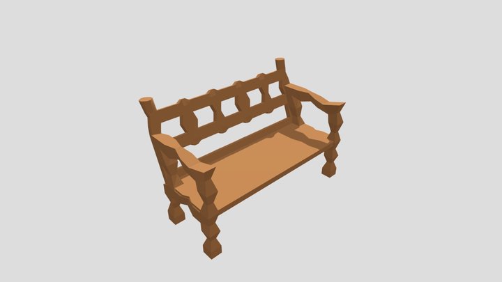 Bench | Blockbench 3D Model
