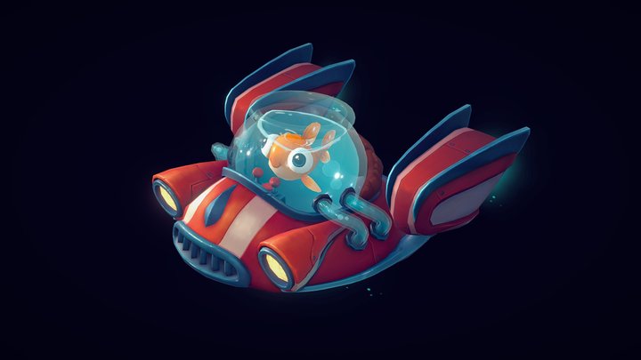 Goldy's Ride 3D Model