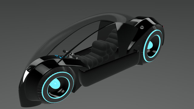 Tron Bike-1 3D Model