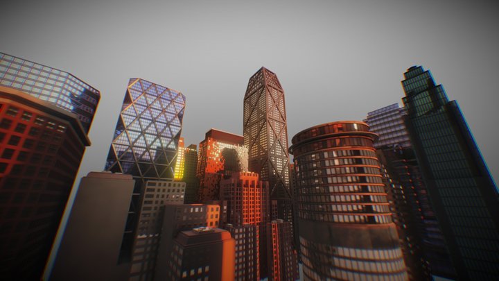 Mid City Metro 3D Model
