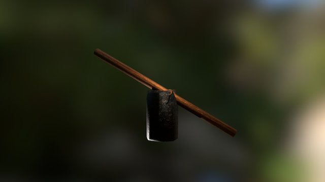 Tree Stump Lever-Jack from Medieval Engineers 3D Model