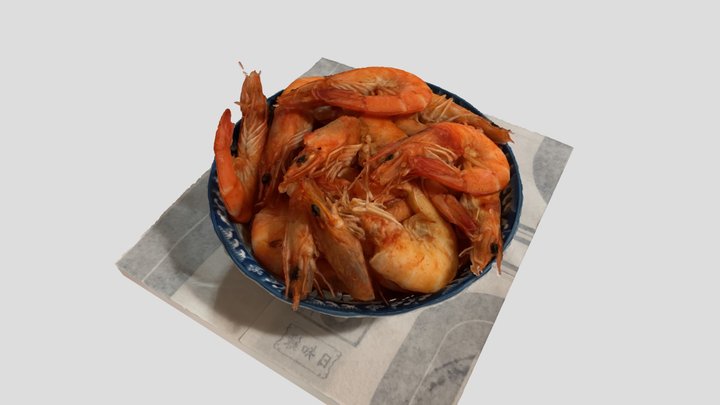 Shrimp 3D Model
