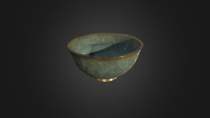 Chinese Teacup 3D Model