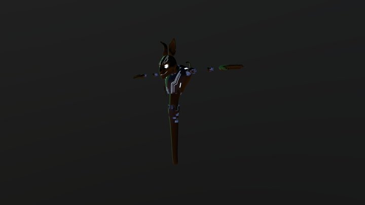 Glitchtrap (FNAF. Security breach ruin ) 3D Model