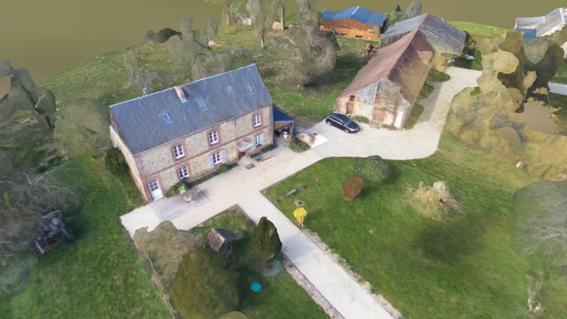 Longere Normandie 3D Mesh 3D Model