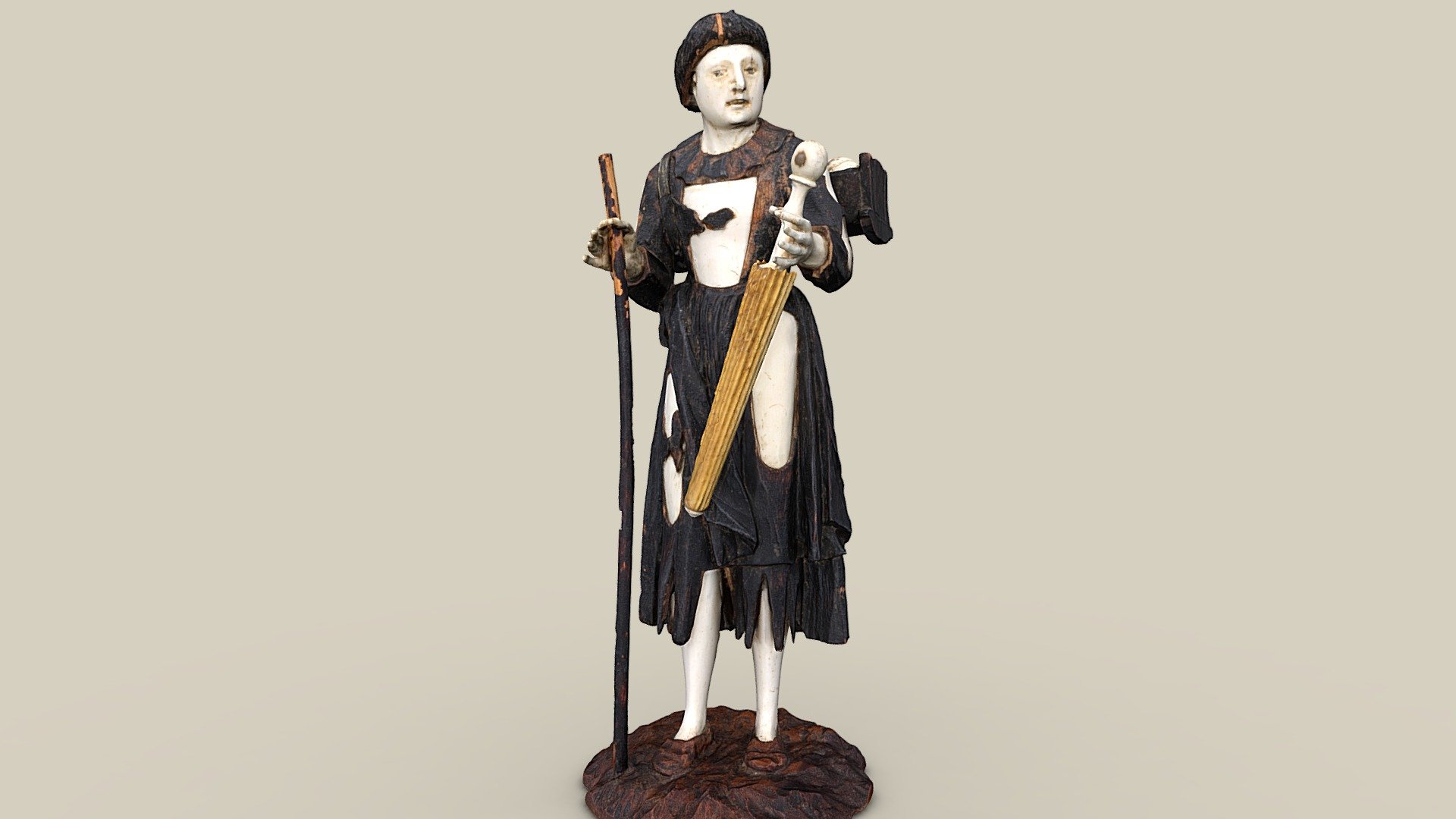 Bauer mit Kind — Sketchfab embed 3D viewer