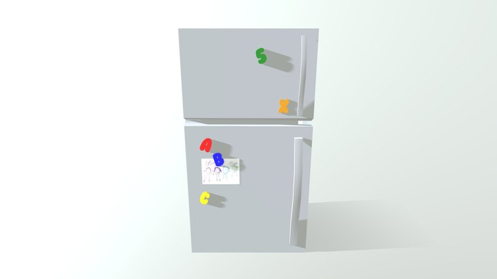 Fridge 3D Model