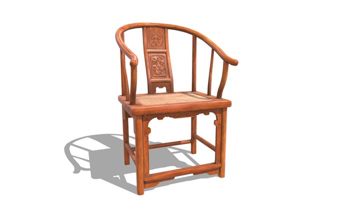 Chinese Elm Horseshoe 3D Model