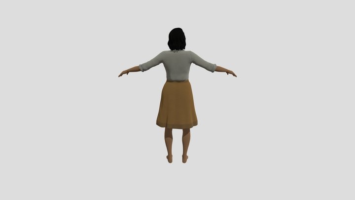 Girl1 3D Model