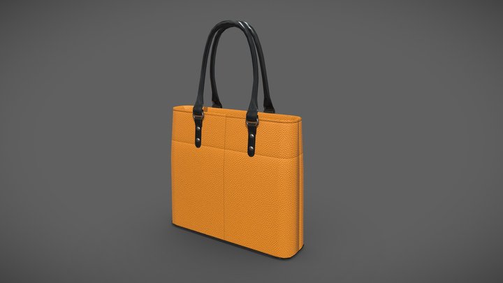 Female Hand Bag 3D Model