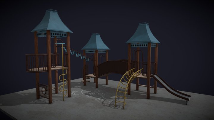 Madison_Square_park_playground 3D Model