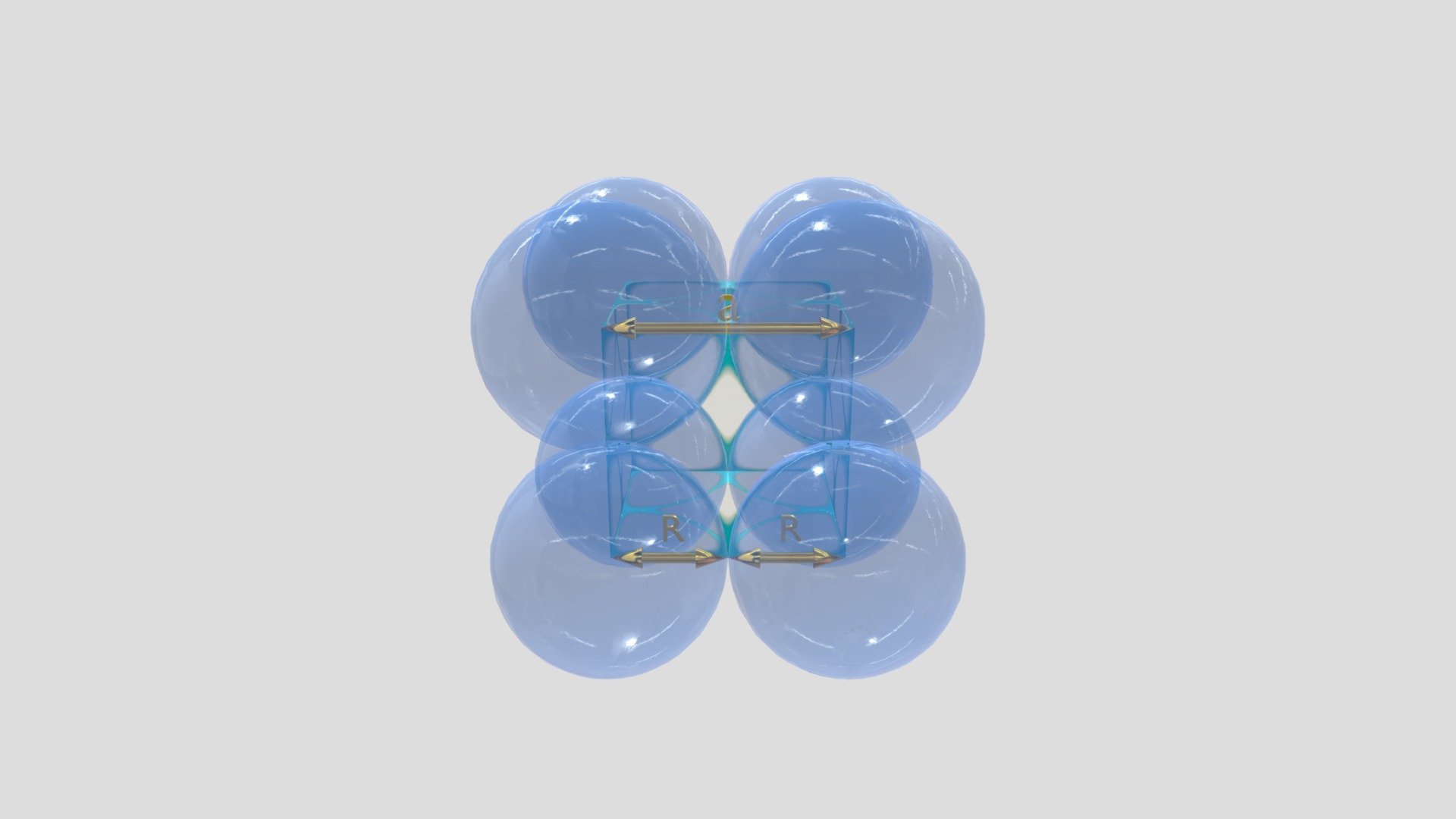 Maille cubique simple - vue compacte
