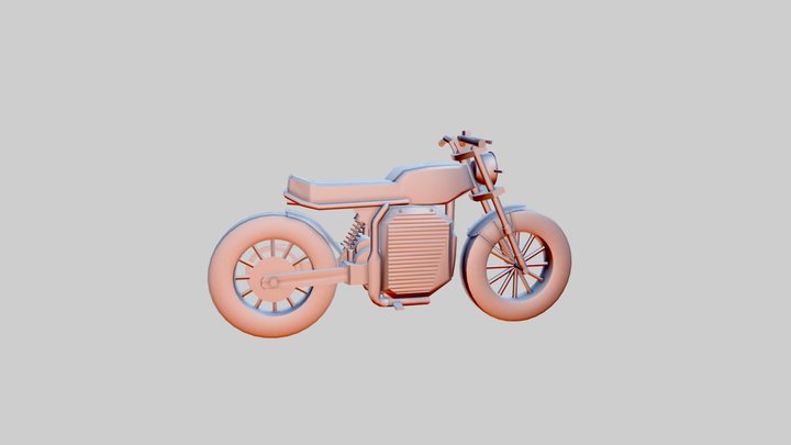 eScrambler Low Poly 3D Model