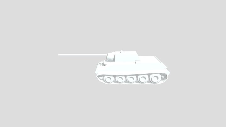 T-34 Tank 3D Model