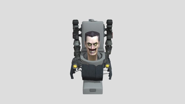 Gman Toilet 2.0 3D Model