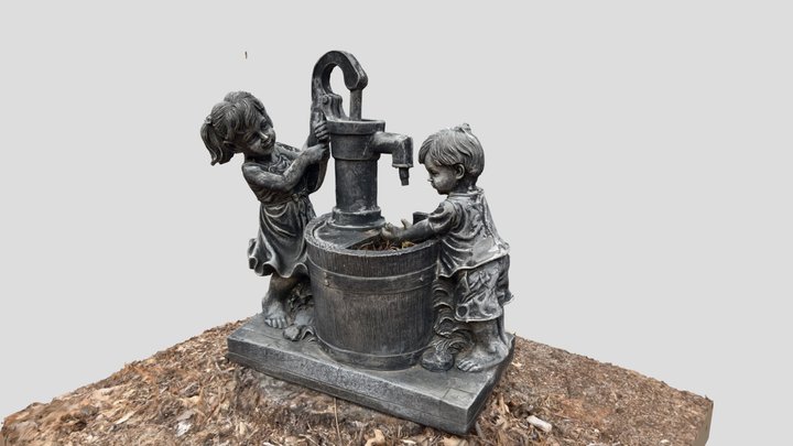 Outdoor Statue Scan 3D Model