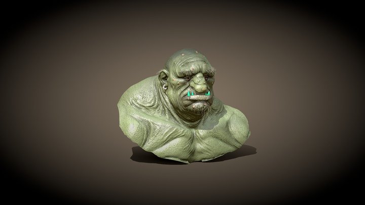 Troll_Head 3D Model