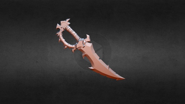Vibranium Sword 3D Model