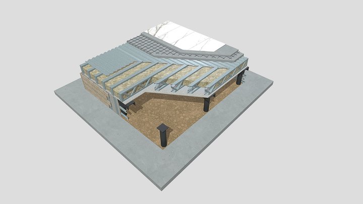 01 Пол 3D Model
