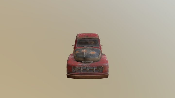 RED CAR 3D Model