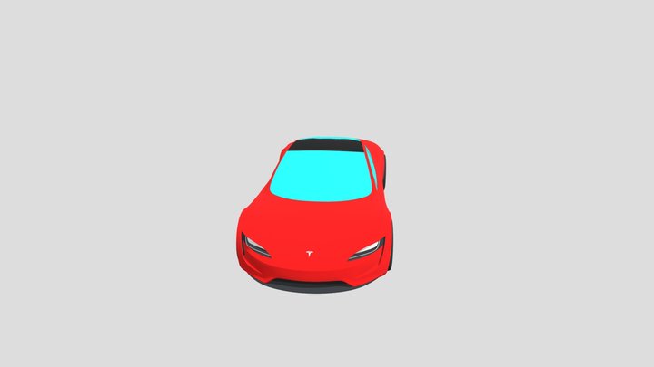 tesla-roadster-2020 (2) 3D Model