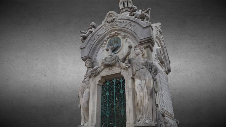Charles Gille's vault, philanthropist – Modello 3D gratuito STL