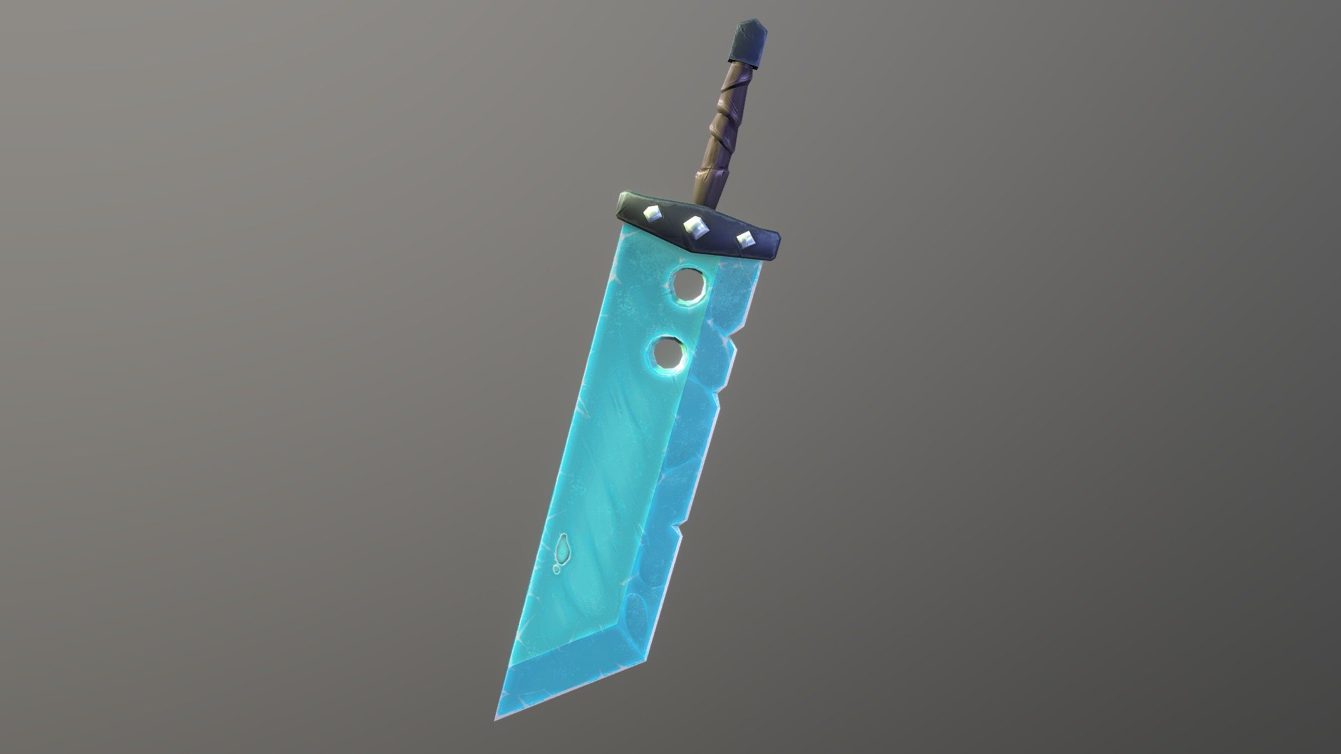 Stylized Ice Sword - 3D model by DorVeytarn [ba50e6e] - Sketchfab