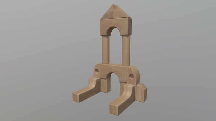 Unitblock_Door 3D Model
