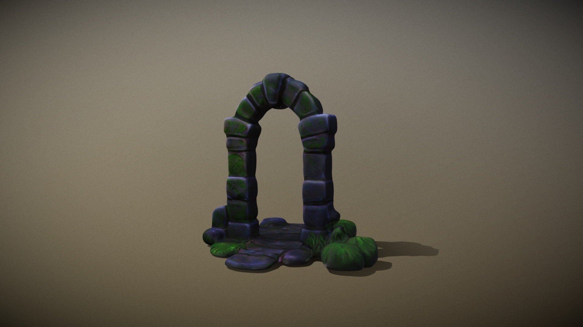 Low Poly stone arche - Download Free 3D model by Malta (@malta3d ...