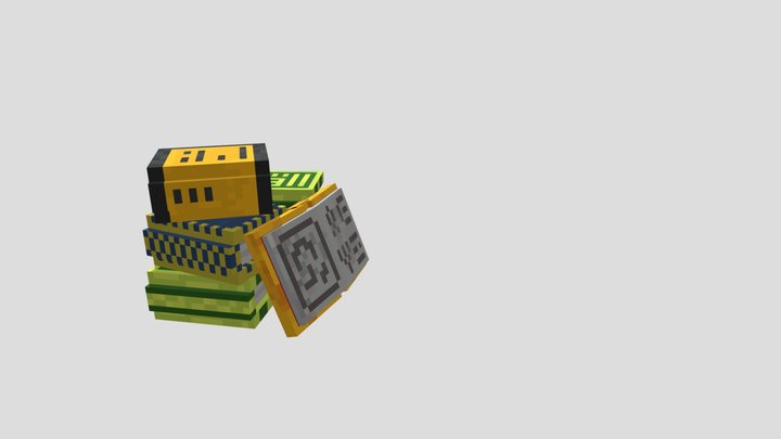 Bookstack 3D Model