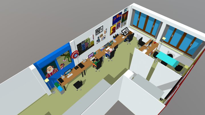 Office ASC Studio 3D Model