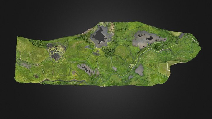 Doxey Marshes Drone Mapping – Free 3D Model STL