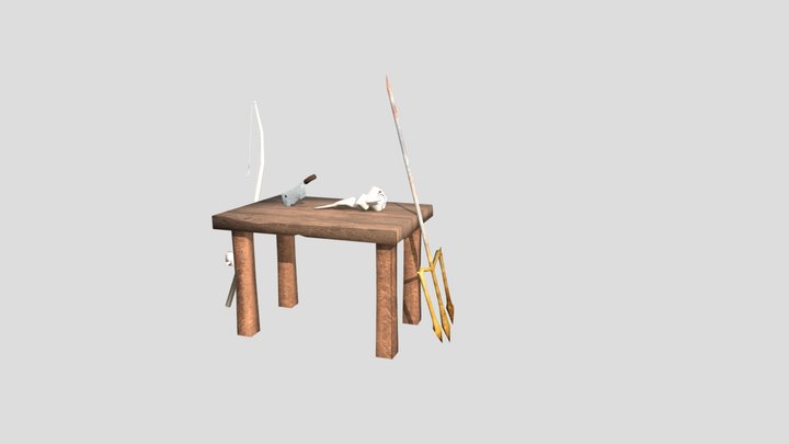 BY THE OCEAN - 2 Complex props 3D Model