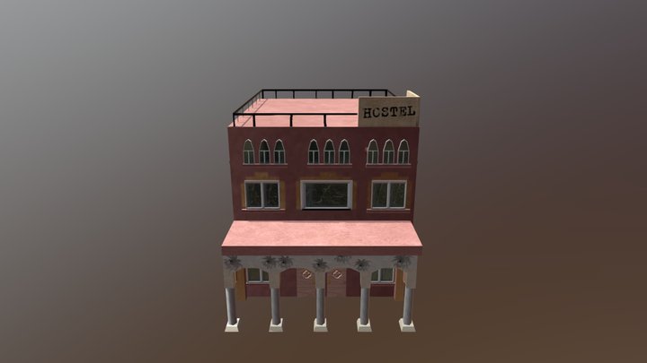 Venice Beach Hostel 3D Model