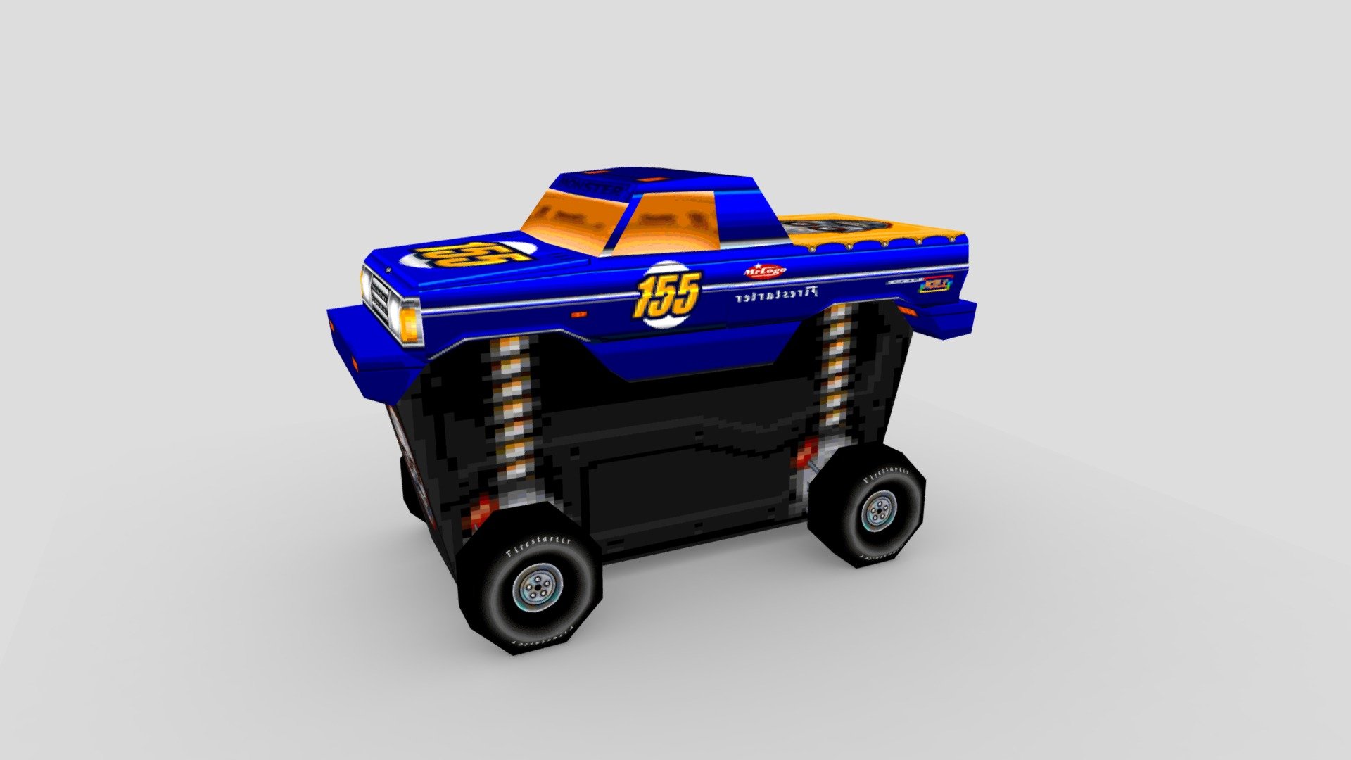 Monster Masher on Transport Wheels