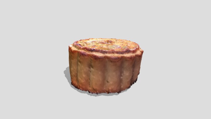 莲蓉月饼Lotus egg yolk mooncakes 3D Model