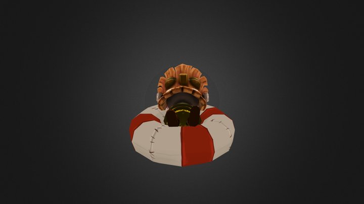Polygoat Tooki Chill 3D Model