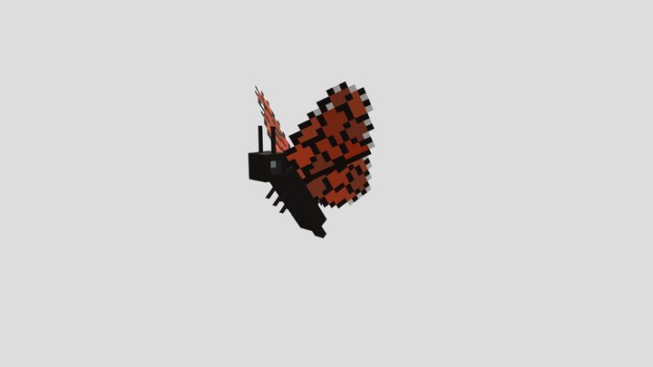 Monarch Butterfly 3D Model
