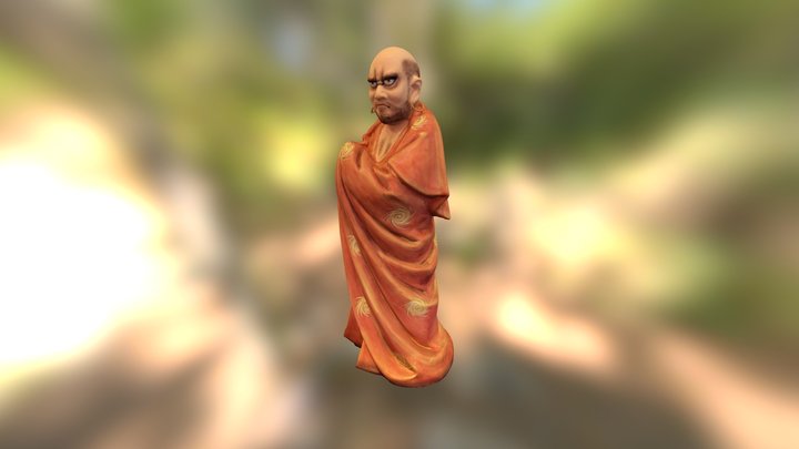 DARUMA (Hakata doll) 3D Model
