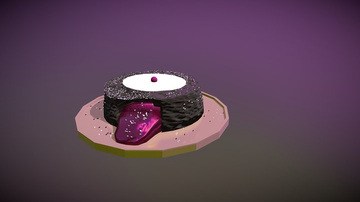 Lava cake 3D Model