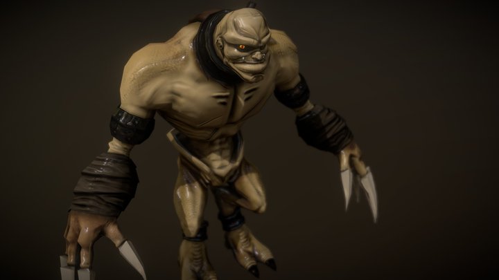 Prison Troll 3D Model