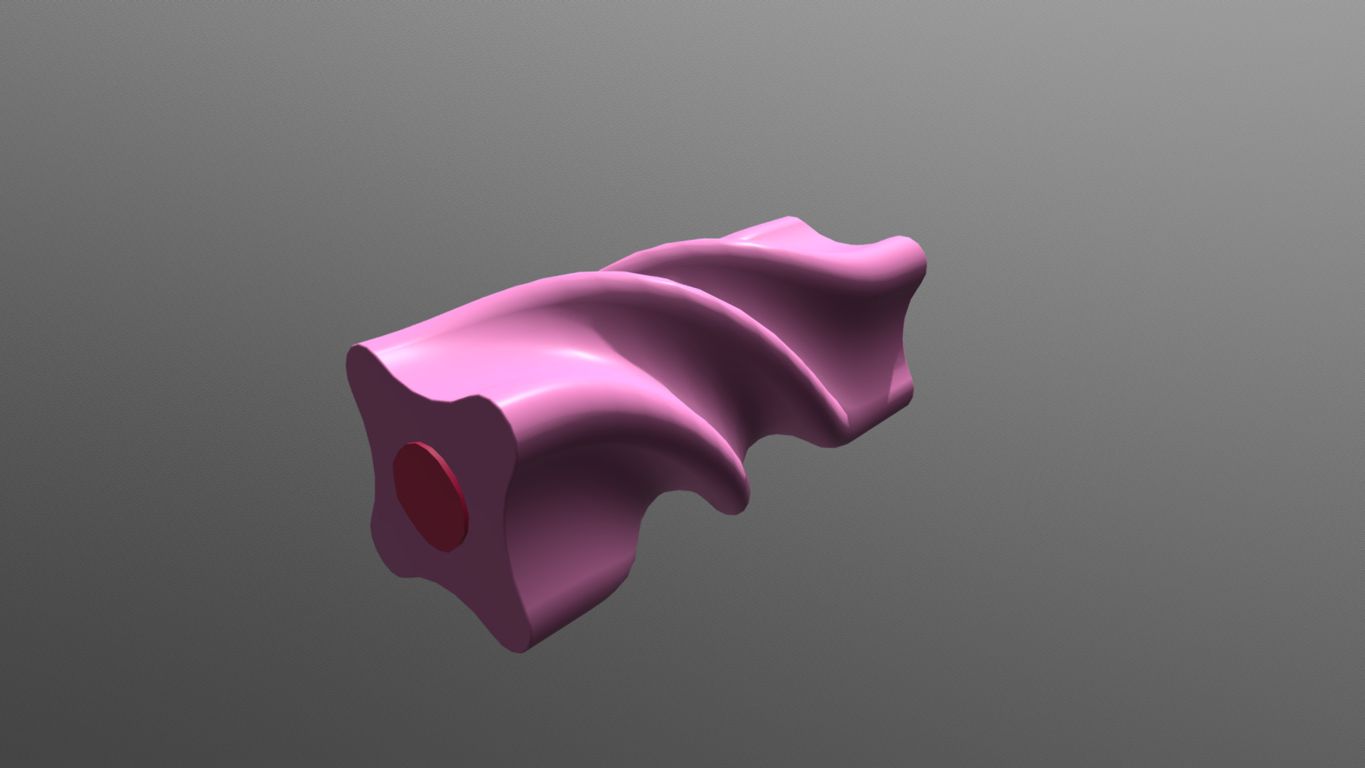 3D model candy - This is a 3D model of the candy. The 3D model is about a pink heart shaped object.