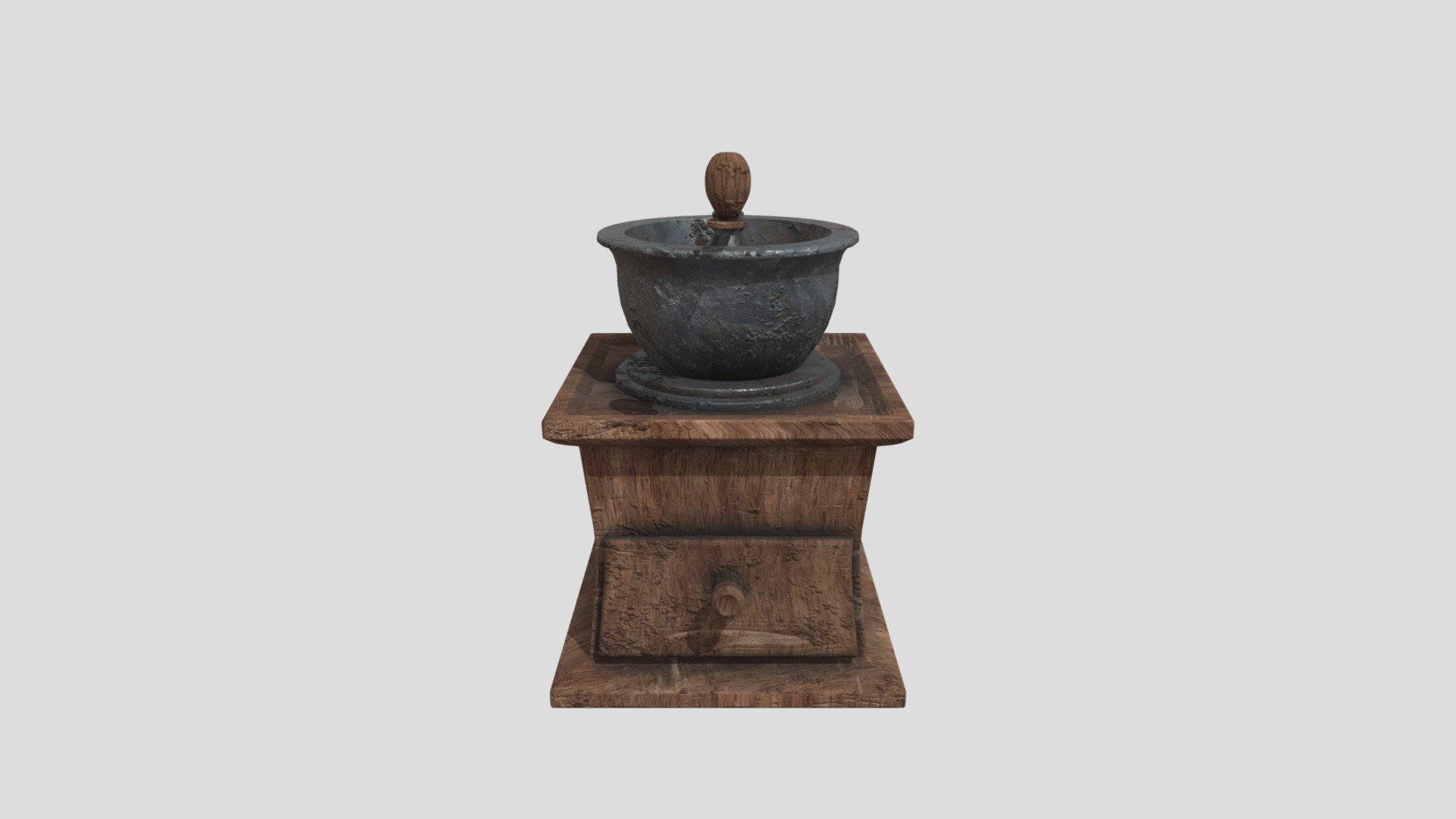 Retro coffee grinder - Download Free 3D model by PiotrPik [ba5757d ...