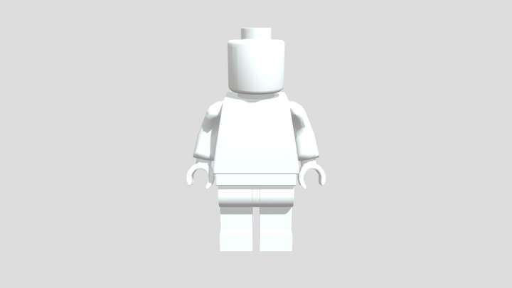 Lego Template for Character 3D Model