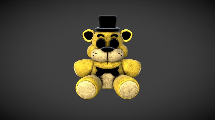 TJoC | Golden Freddy Plush 3D Model